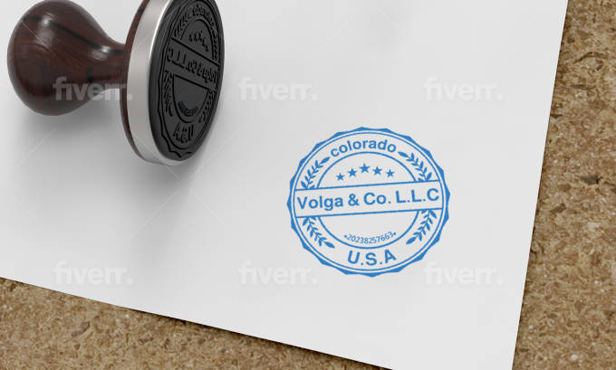 Design a professional rubber stamp company seal by Km graphics99